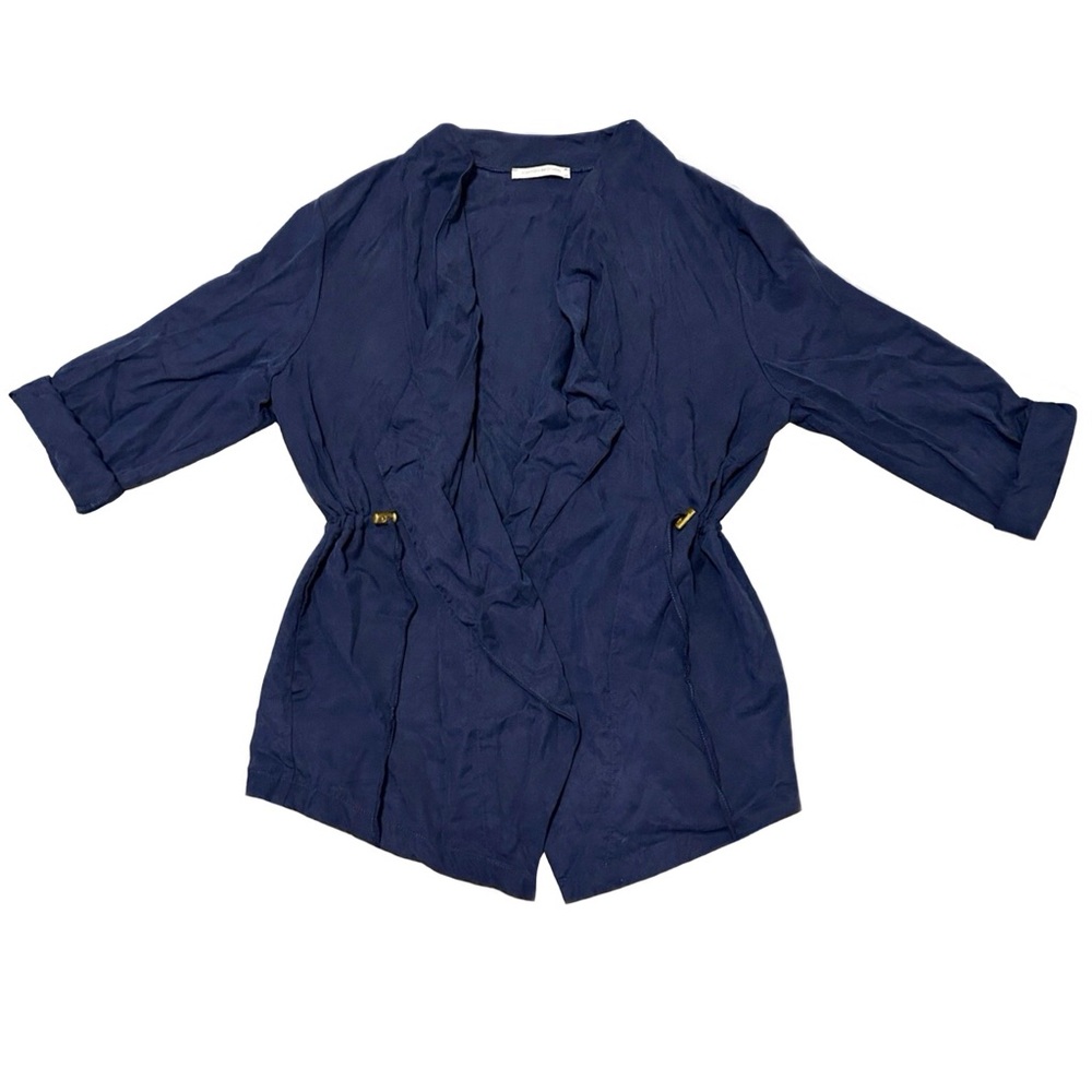 Drape Open Front Twill Jacket - image 1